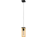 Pendul Nafferton E27 Max. 1x40w, Negru/lemn