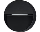 Aplica Cu Led Integrat Maruggio 4, 8w 520 Lumeni Ø15 Cm, Pentru Exterior Ip65, Negru