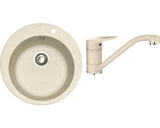 Pachet Chiuveta Bucatarie Franke ROG 610, Fragranite + Baterie Monocomanda Novara Avena