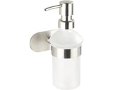 Dozator sapun Wenko Orea crom alb, 10 cm