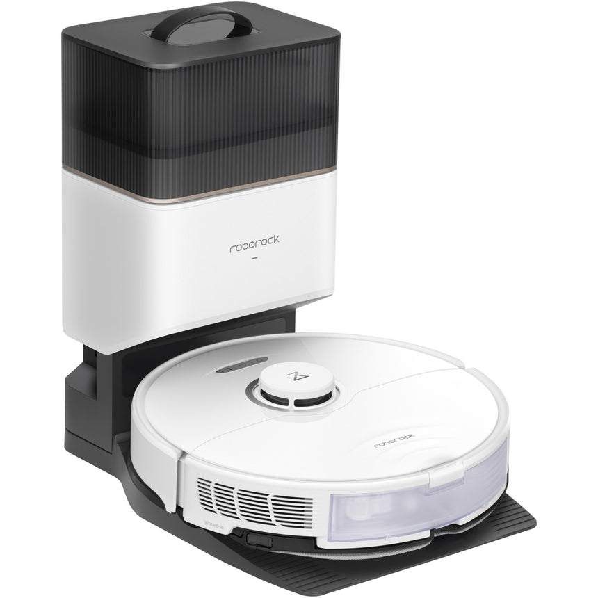 Robot de aspirare Roborock S8 Plus, S8P02-00, aspirator si mop, 5200 mAh, 6000Pa, recipient praf 350 ml, 4 senzori, 4 harti, 69W, 180 min autonomie, alb