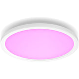 Panou LED RGB inteligent Philips Hue Surimu Hue RD, Bluetooth, 40W, 2850lm, lumina alba si colorata (2000-6500K), 39.5x39.5cm, Alb