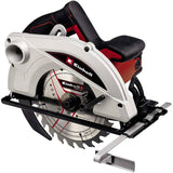 Fierastrau circular de mana Einhell TC-CS 1410, 1410 W, 5500 RPM, 67 mm adancime maxima taiere, 190 mm diametru disc, taiere la 45°/90°