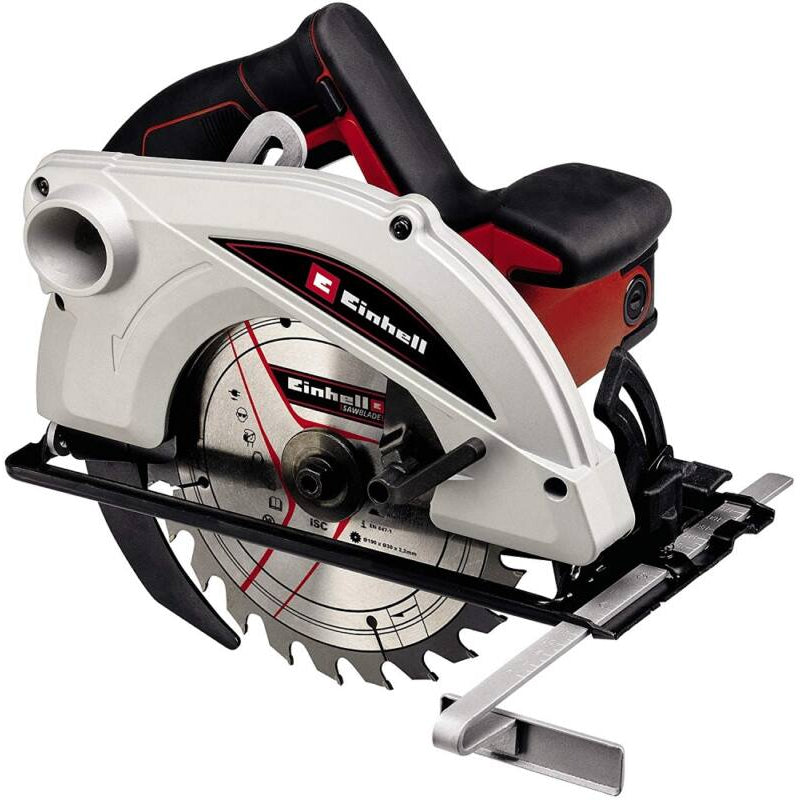 Fierastrau circular de mana Einhell TC-CS 1410, 1410 W, 5500 RPM, 67 mm adancime maxima taiere, 190 mm diametru disc, taiere la 45°/90°