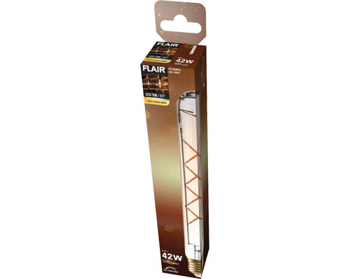 Bec Led Flair E27 5w 500 Lumeni, Glob Cilindru T32, Lumina Calda