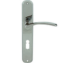 Manere Cu Sild Usa Interior Verofer Vieneta 90/235 Mm, Pentru Cheie Bb, Crom Lucios
