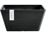 Ghiveci Ecopots Berlin Plastic 25x25x12, 8 Cm Gri Inchis