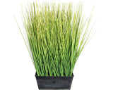 Planta Artificiala Iarba In Ghiveci Zinc H 46 Cm Verde