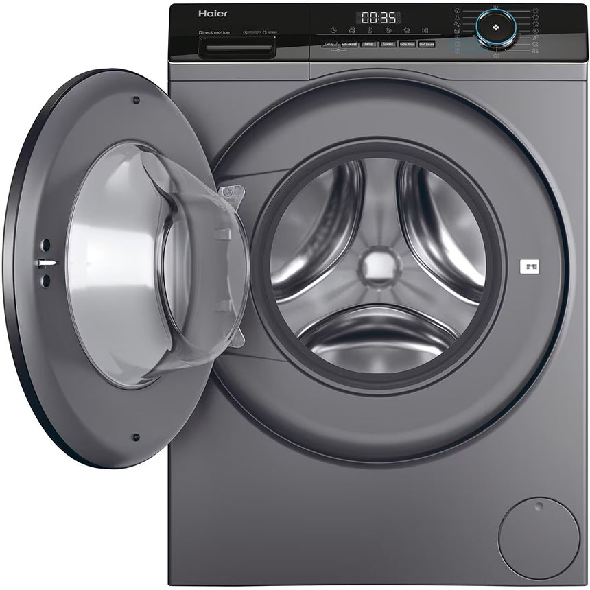 Masina de spalat rufe frontala HAIER HW80-B14939S8, Steam, 8 kg, 1400rpm, Clasa A, Alb