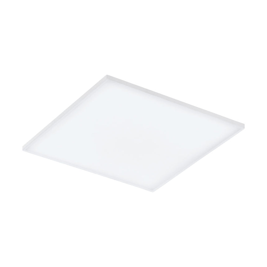 Plafoniera TURCONA, EGLO, LED, 33W, 4200 lm, lumina neutra, otel, alb, plastic, satinat, 59.5 x 59.5 x 6 cm
