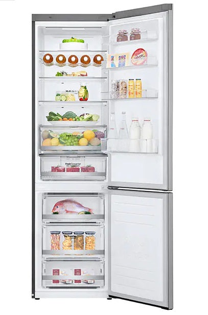 Combina frigorifica LG GBB72SADXN, No Frost, 384 l, H 203 cm, A+++, Wi-Fi, Argintiu
