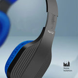 Casti PROMATE Terra, Bluetooth, On-ear, Microfon, Negru-Albastru