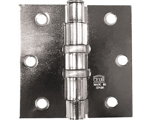 Balamale Fixe Ceur 89x89 Mm, Cu Rulment, Otel Zincat, Pachet 3 Bucati