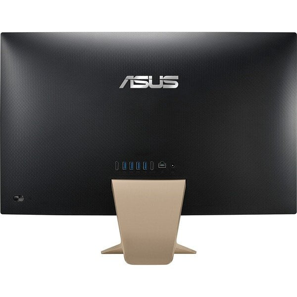 Sistem PC All in One ASUS M3400WYAK-BA002M, AMD Ryzen 5 5625U pana la 4.3 GHz, 23.8" Full HD, 8GB, SSD 512GB, AMD Radeon Graphics, Free DOS, Negru-Auriu