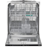 Masina de Spalat Vase Incorporabila GORENJE GV642E90, 13 Seturi, 6 Programe, 60 cm, Clasa E, Panou Comanda Negru