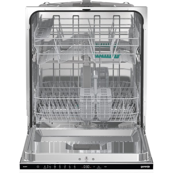 Masina de Spalat Vase Incorporabila GORENJE GV642E90, 13 Seturi, 6 Programe, 60 cm, Clasa E, Panou Comanda Negru