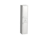 Dulap baie inalt Rustica, 2 usi 1 sertar, MDF, 35x160 cm, alb