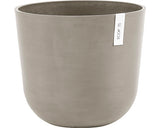 Ghiveci Ecopots Oslo Plastic Ø 35 Cm H 30, 5 Cm Maro-gri