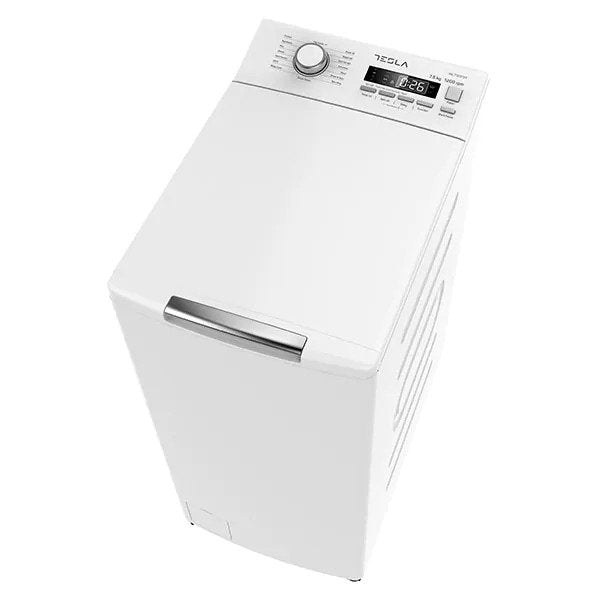 Masina de spalat rufe cu incarcare verticala Tesla WL71291M, 7.5 kg, 1200 RPM, Clasa C, Sistem Child Lock, Delay Start, Alb