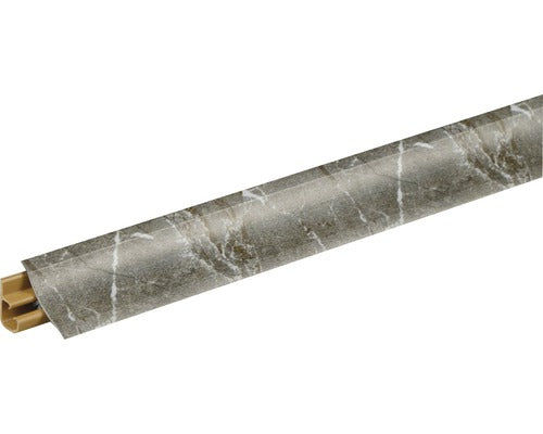Plinta Antistrop PVC pentru Protectie Blat Bucatarie 3000x23x23 mm Black Marmor