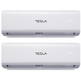 Sistem Aer Conditionat pentru 2 Incaperi, TESLA TGS-D18V912W, 18000 BTU, A++/A+, Wi-Fi, Alb
