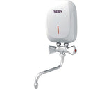 Instant electric Tesy 3,5 kW pentru bucatarie, 2 l/min, cablu de alimentare cu stecher inclus