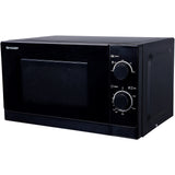 Cuptor cu microunde Sharp R200BKW, 20 l, 800 W, Mecanic, Negru