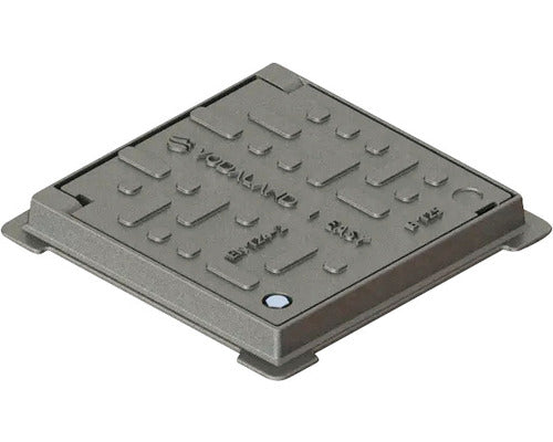Capac VODALAND din Fonta cu Rama B125 420x420 mm