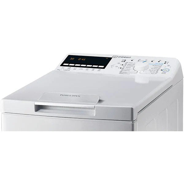 Masina de spalat rufe Indesit BTW B7220P EU/N, 7kg, 1200 rpm, Clasa E, Alb
