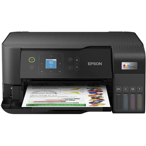 Imprimanta multifunctionala color inkjet, Epson, L3560, A4, Wi-Fi, Negru