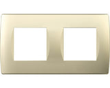 Rama Aparataje Tem Soft 2x2 Module, Auriu