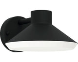 Aplica In Jos Ninnarella Gu10 Max. 1x4, 6w 400 Lumeni, Pentru Exterior Ip44, Alb/negru
