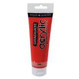 Vopsea acrilica Daler-Rowney GRADUATE 120 ml, nuanta Vermilion 588