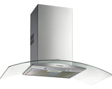 Hota Decorativa Teka NCW 64020,3 Trepte Putere, 422 mc/h 66 dB Clasa D Inox / Sticla