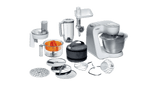 Robot de bucatarie BOSCH MUM58259, vas 3.9l, blender 1.25l, 1000W, 7 trepte viteza, alb-argintiu