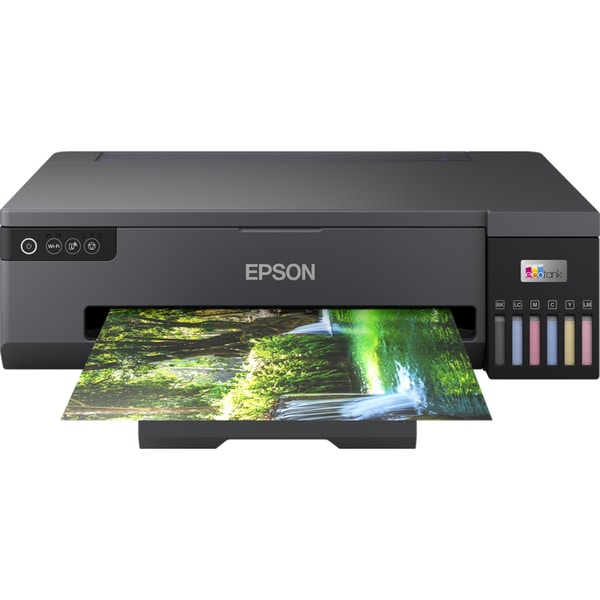 Imprimanta inkjet color CISS Epson EcoTank L18050, dimensiune A3+, viteza printare 22ppm alb-negru, 22ppm color, rezolutie 5760 x 1440 dpi