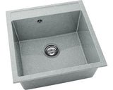 Chiuveta Bucatarie Cu O Cuva Fat Avangard 225 51x51 Cm, Fara Picurator, Granixit Pewter