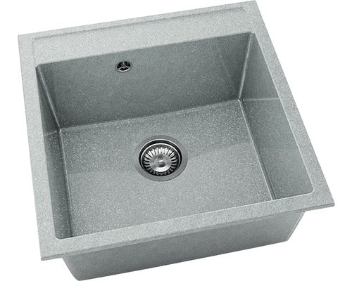 Chiuveta Bucatarie Cu O Cuva Fat Avangard 225 51x51 Cm, Fara Picurator, Granixit Pewter