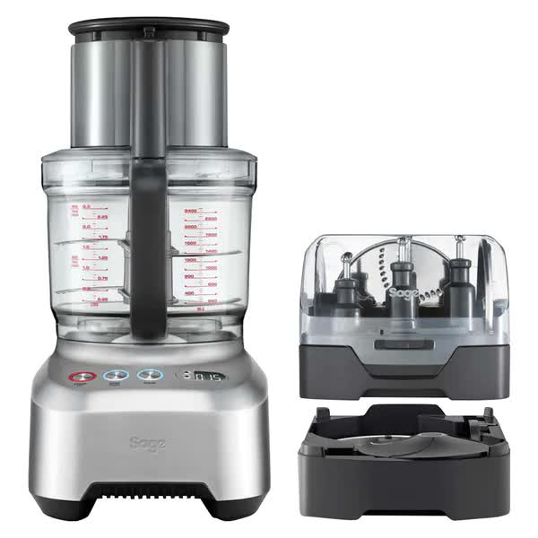 Robot de Bucatarie SAGE BFP820, 2000W, Viteza Variabila, Argintiu-Negru