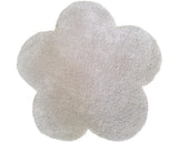 Covoras In Forma De Floare Bej 60 Cm
