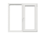 Fereastra Pvc Termopan 4 Camere 120x100 Cm Alba Fixa + Deschidere Dubla Dreapta