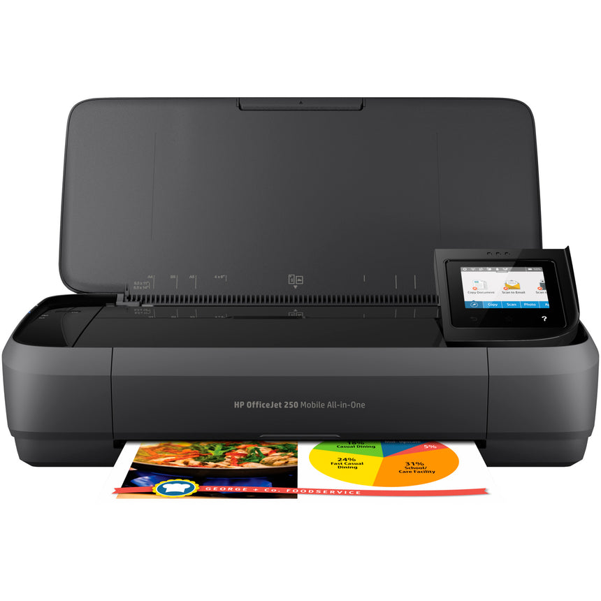 Imprimanta portabila inkjet color HP OfficeJet 250, Wireless, A4