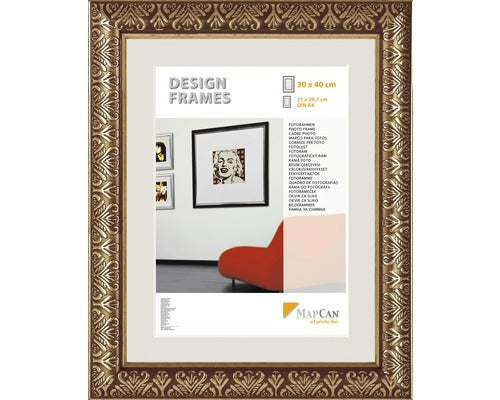 Rama Foto Plastic Aladin Baroc Auriu 30x40 Cm