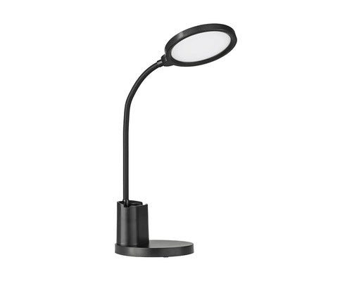 Lampa De Birou Cu Led Integrat Rehamna 2, 1w 300 Lumeni, Lumina Alba 2700-6500k, Negru