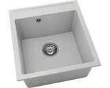 Chiuveta Bucatarie Cu O Cuva Fat Avangard 224 51x46 Cm, Fara Picurator, Fatgranit Light Grey