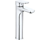 Baterie lavoar monocomanda inalta Roca Anara cu ventil click-clack Cold Start crom