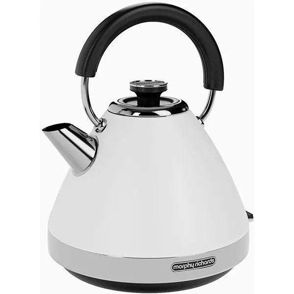 Fierbator de Apa MORPHY RICHARDS Venture Pyramid 100134EERROM, 1.5l, 2200W, Alb-Argintiu