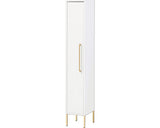 Dulap Baie Asezat Sarah 250, 1 Usa, PAL, 25x154,7 cm, Alb