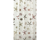 Perdea De Dus Bisk Starfish Multi 180x200 Cm Peva Alb/gri/negru/roz