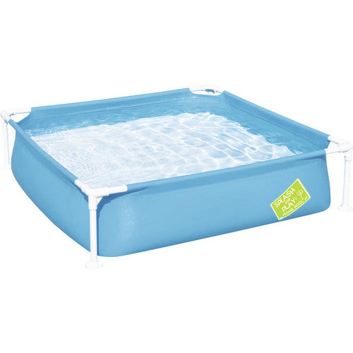 Piscina cu cadru metalic Bestway Family 122x122x30,5 cm capacitate 365 l